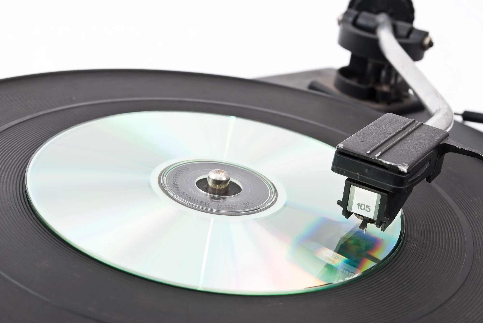Vinyl player and compact disk