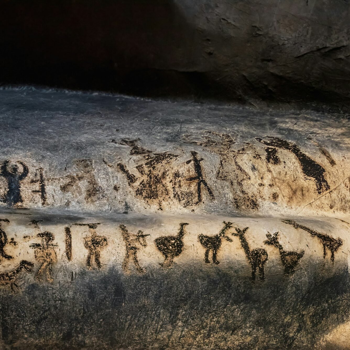 Ancient cave drawings